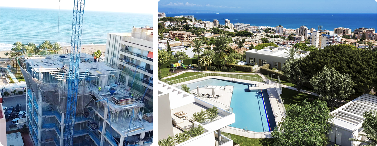 Obras nuevas y proyectos para invertir en Torremolinos.